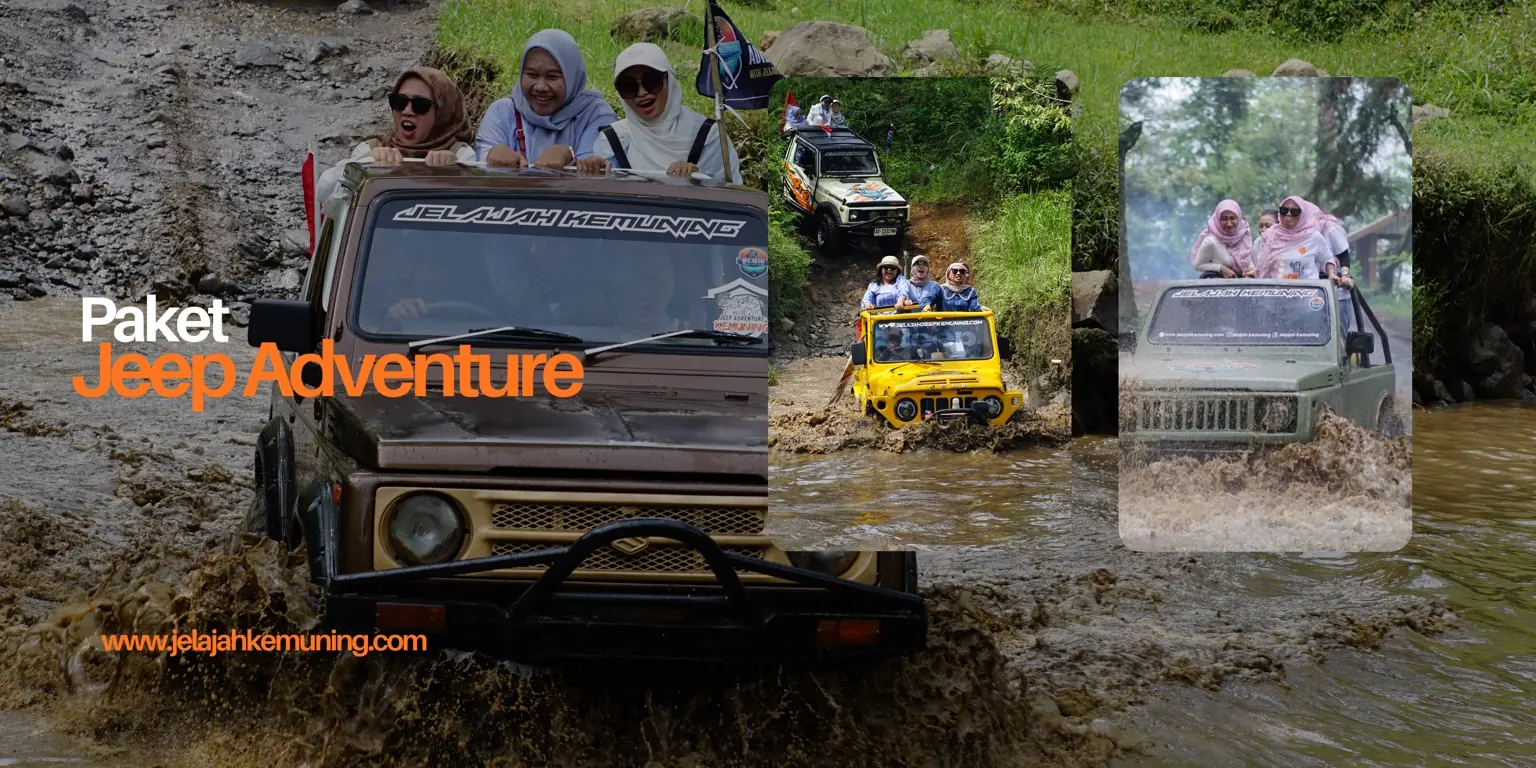 Paket outbound, jeep, dan tubing kemuning