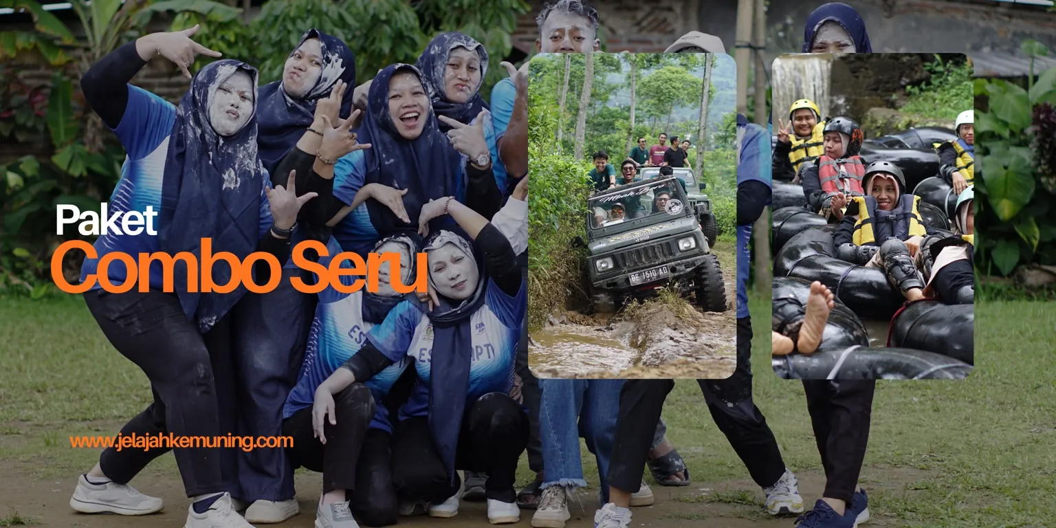 Paket outbound, jeep, dan tubing kemuning